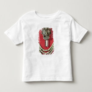 Zapotec pectoral the form of mask representing toddler t-shirt