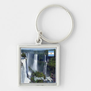 zAR029 IGUAZU FALLS, Argentina, America, Keychain