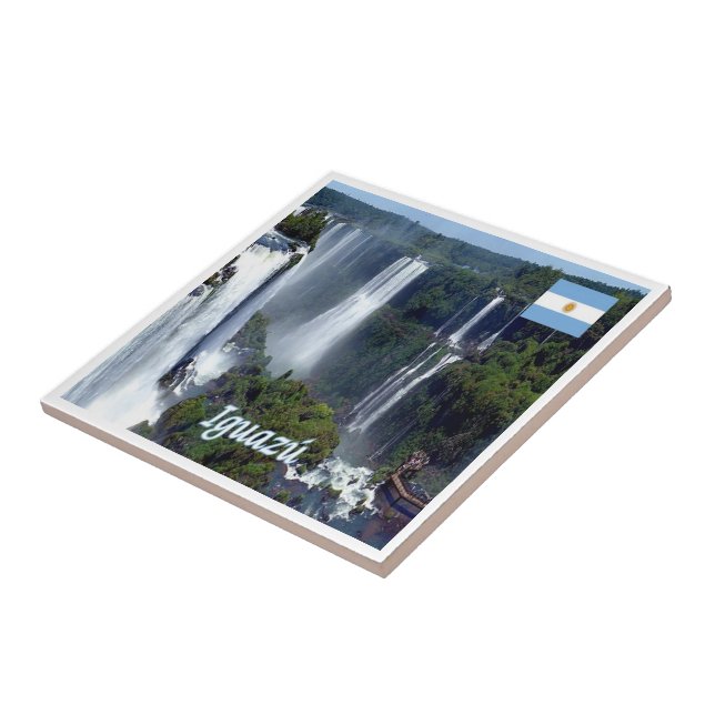 zAR029 IGUAZU FALLS, Argentina, America, Tile (Side)