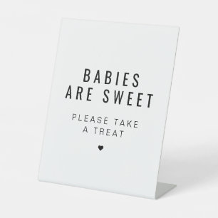 ZARA Modern Minimalist Baby Shower Favour Sign