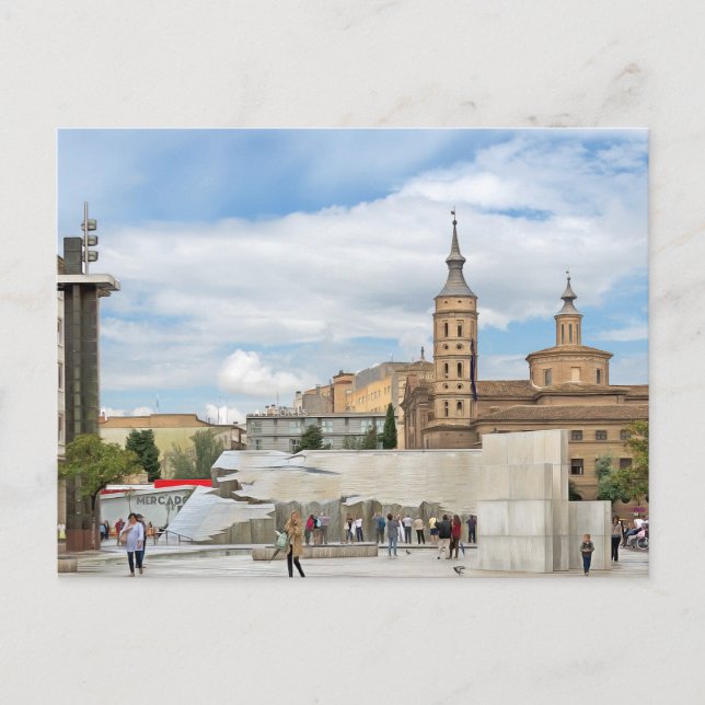 Zaragoza. #21.   postcard (Front)