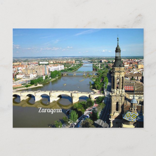 Zaragoza, Aragon, Spain Postcard (Front)