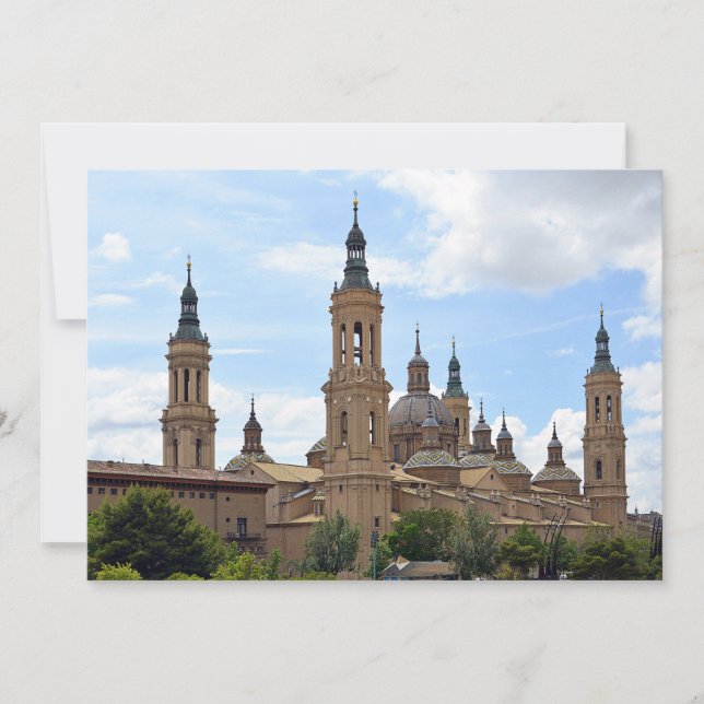 Zaragoza. Cathedral of Our Lady of the Pillar. Invitation (Front)