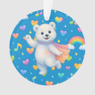 Zarah the Dancing Polar Bear — Ornament