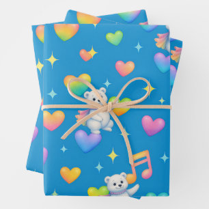 Zarah the Dancing Polar Bear   Wrapping Paper