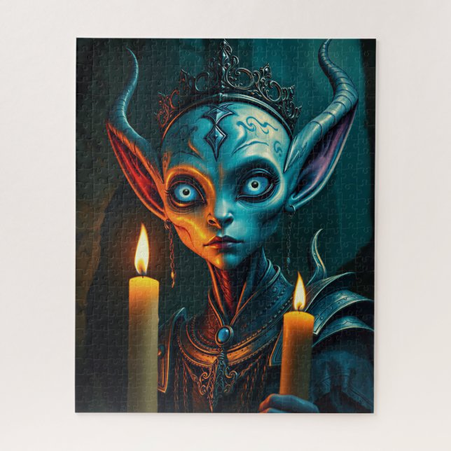 Zarathos the Flame-Ritualist Jigsaw Puzzle (Vertical)