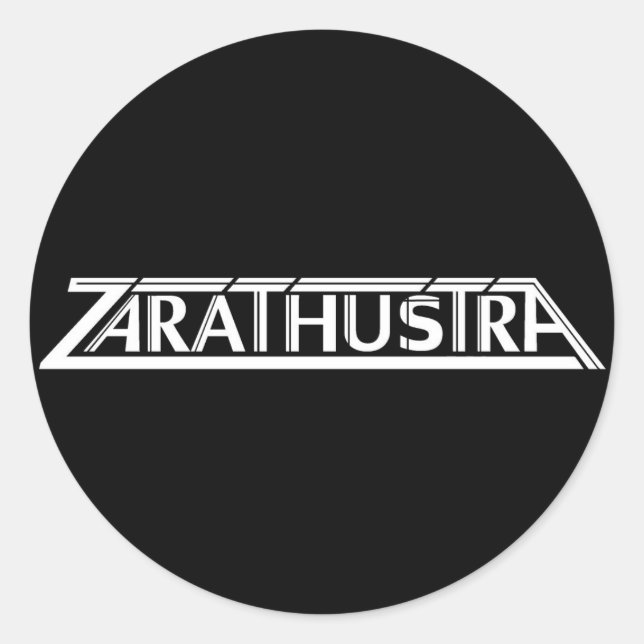 Zarathustra Large Logo Sticker (Front)