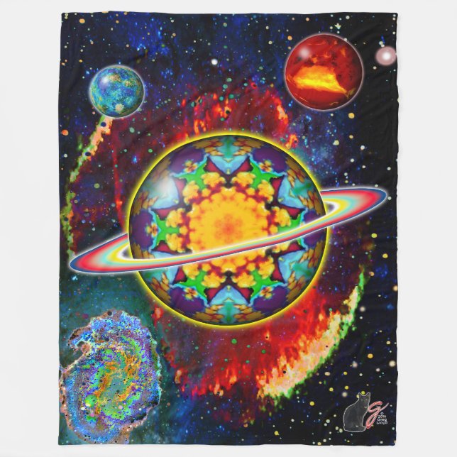 Zargon Orbz Fleece Blanket (Front)