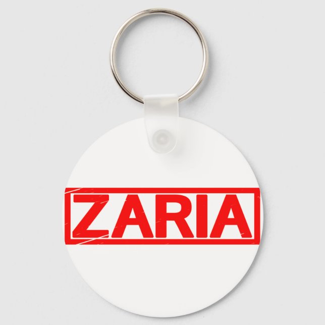 Zaria Stamp Keychain (Front)