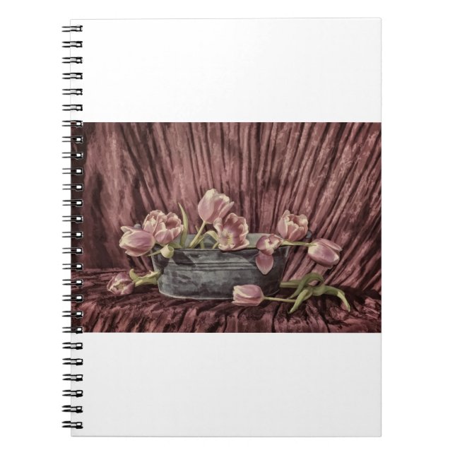 Zarte Tulpen Notebook (Front)
