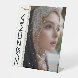 ZARZOMIA PEDESTAL SIGN