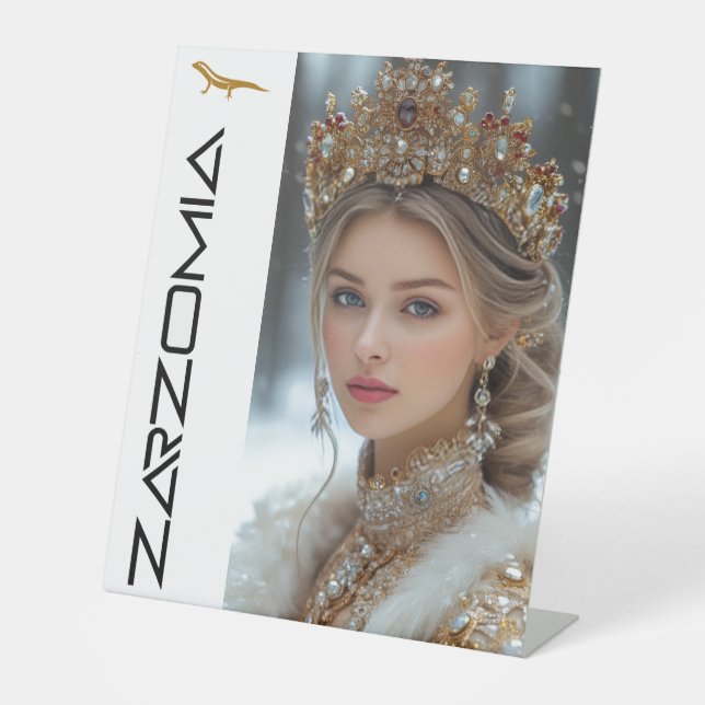 ZARZOMIA PEDESTAL SIGN (Front)
