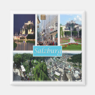 zAT008 SALZBURG Austria - Fridge Magnet