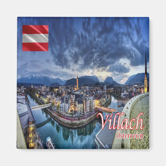 zAT010 VILLACH Austria, Fridge Magnet
