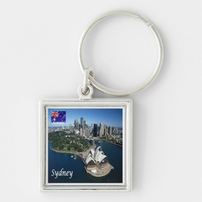 zAU026 SYDNEY Australia, Opera House, Keychain (Front)