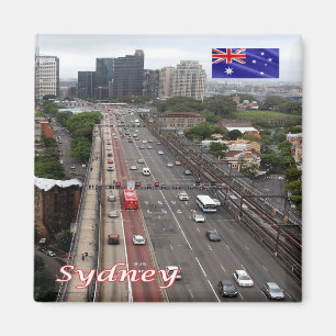 zAU035 SYDNEY, HARBOUR BRIDGE, Australia, Fridge Magnet