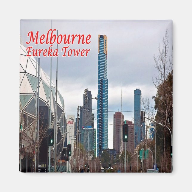 zAU052 MELBOURNE, EUREKA TOWER, Australia, Fridge Magnet (Front)