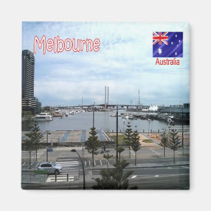 zAU071 MELBOURNE, Australia, Oceania, Fridge Magnet