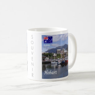 zAU096 HOBART, Harbour, Australia, Oceania, Coffee Mug