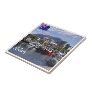 zAU096 HOBART, Harbour, Australia, Oceania, Tile