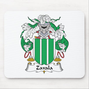 Zavala Family Crest Mouse Pad