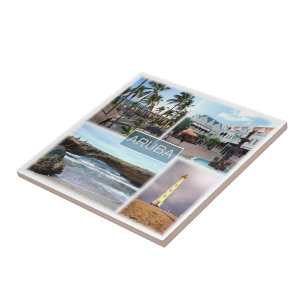 zAW003  ARUBA, Mosaic, America, Tile