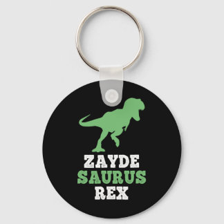 Zayde-saurus Rex Dino Dinosaur Funny Cool Zaydesau Keychain