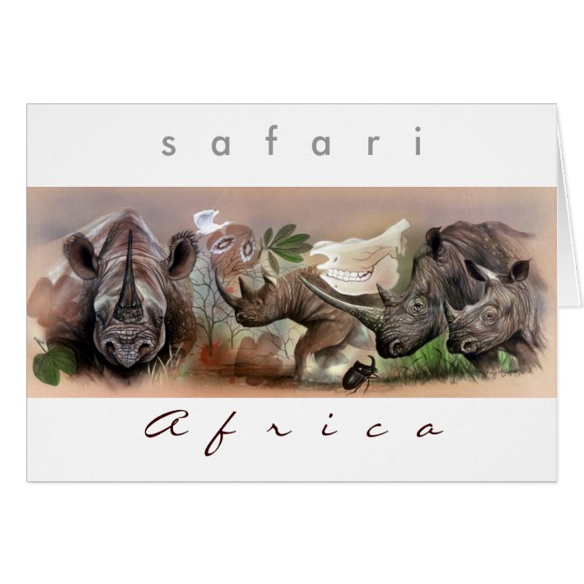 Zazrhinocollection, s a f a r i, A ... (Devant horizontal)