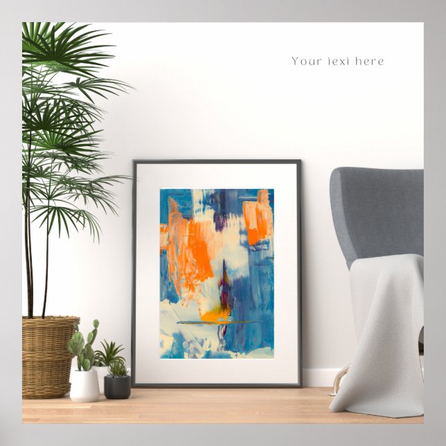 Zazzle abstract poster  (Front)