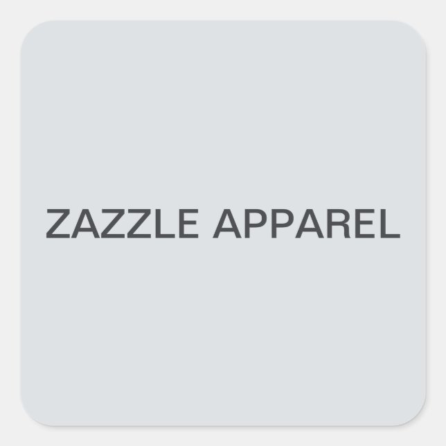 Zazzle Apparel Variété Ébauche autocollant (Devant)