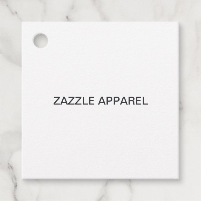 Zazzle Apparel Variety Draught tag (Front)