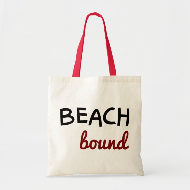 Zazzle Beach Bound Tote Bag (Front)