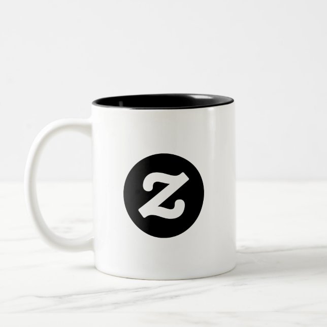 Zazzle CircleZ Two-Tone Coffee Mug (Left)