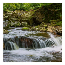 Zazzle eau peinture à poster naturel