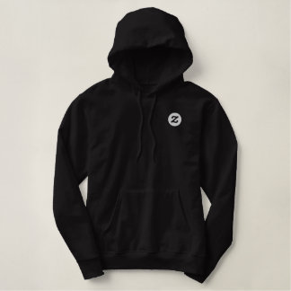 Zazzle logo - 2" CircleZ Embroidered Hoodie