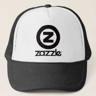zazzle logo stacked trucker hat
