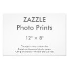 Zazzle Personnalisé 12" x 8" Impression photo 30 x