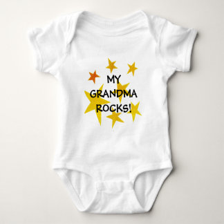 zazzle pix 008m, MY GRANDMA ROCKS! Baby Bodysuit