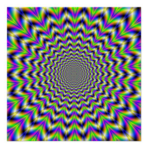 Zazzle Poster parfait Étoile psychédélique