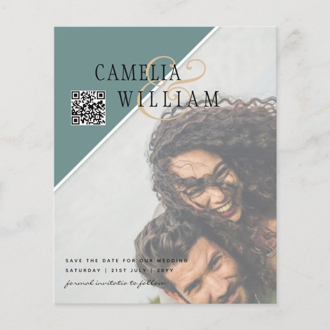 zazzle profile wedding collections qr scanning cod flyer (Front)