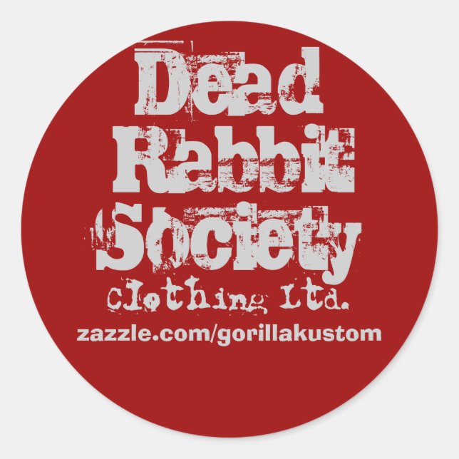 Zazzle Sticker (Front)