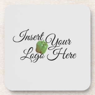 Zazzle Votre Logo Ici Dessous de Verre pour Boisso