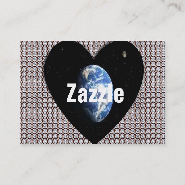 Zazzle Worldwide Business, 3.5" x 2.0", 100 pack Business Card (Front)