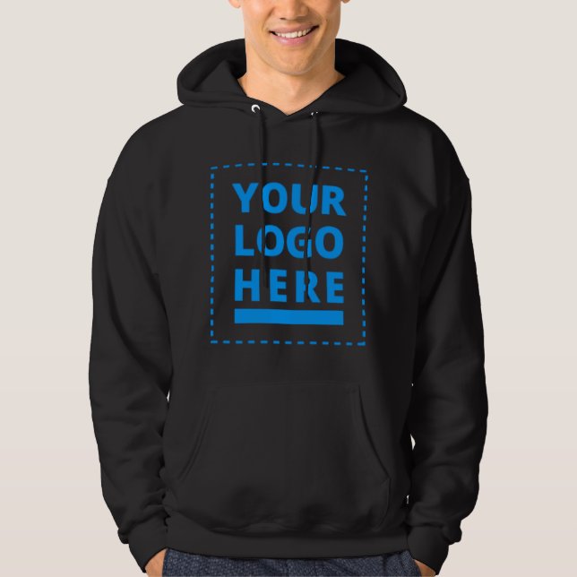 Zazzle Your Image Here Custom Design Logo Image T- Hoodie (Front)