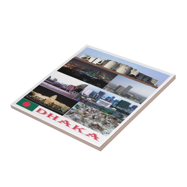 zBD004 DHAKA, Bangladesh, Asia, Tile (Side)