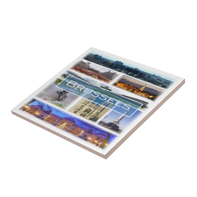 zBE006 BRUSSELS Belgium, Tile (Side)