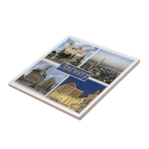 zBE008 ANTWERP Belgium, Ceramic Tile