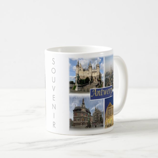 zBE008 ANTWERP Belgium, Coffee Mug (Front Right)