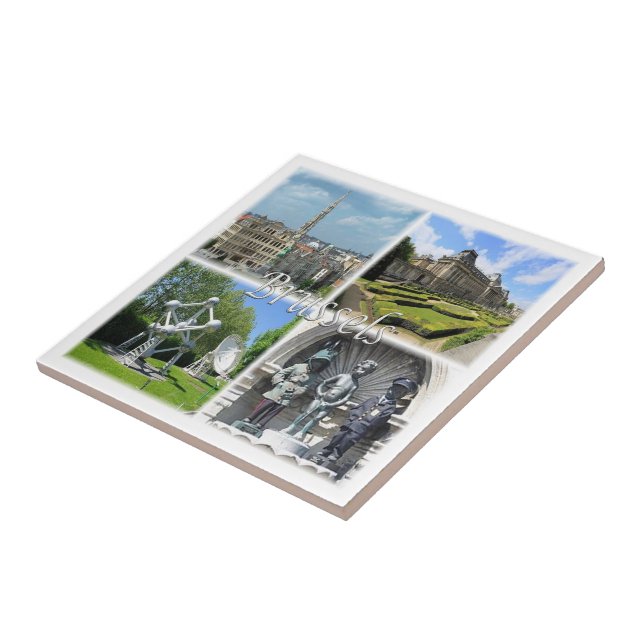 zBE009 BRUSSELS Bruxelles Belgium, Tile (Side)