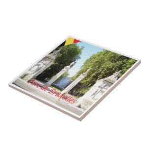 zBE018 BRUSSELS BRUXELLES PARK Belgium Tile